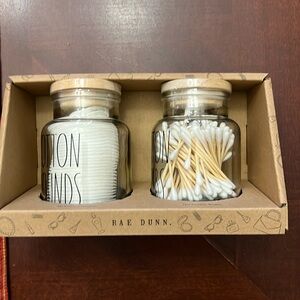 Rae Dunn swabs and rounds jars
